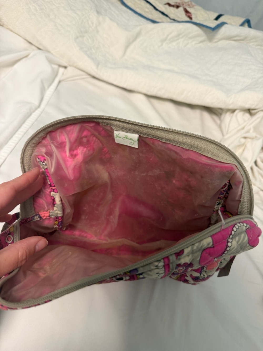 Vera Bradley Large and small Cosmetic Bag - Picture 6 of 8